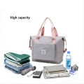 Miniatyrbilde 5 av 7: Stor sammenleggbar reiseveske, nylon utvidbar weekendbag