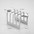 Miniatyrbillede 4 af 5: Toaststativ Brødholder 4 Skive Slots med Ører Brødform Stativ