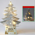 Miniatyrbilde 3 av 6: Sølvfarget Julepynt Mini Desktop Julekortpynt