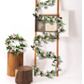 Miniatyrbillede 5 af 7: 2 Pak 7,2ft Kunstige Falske Rose Girlander Vines Hængende Silke Flow