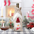 Miniatyrbilde 4 av 5: 3 Julepynt Lin Vin Flaske Deksel Vin Flaske Pose S