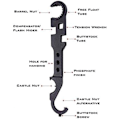 Miniatyrbillede 3 af 5: Passer til AR15 / M4 Taktiske Våbensmede Rifle Spanner T