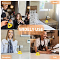 Miniatyrbild 4 av 5: (2-pack, Gul) Klocka, Handklocka Servisklocka Middagsbord DXGHC