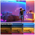 Miniatyrbillede 3 af 5: 100ft LED-striplys til soveværelse, musik synkroniseret RGB farveskiftende lys med APP og 44-tasters fjernbetjening, perfekt til