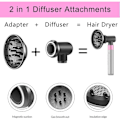 Miniatyrbillede 5 af 5: Antiflygmunstycke, universell hårstyling för Dyson för Airwrap Hs01/hs05-tillbehör (diffuseradapter)
