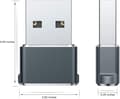 Pikkukuva 2 / 7: USB-C naar USB-A-sovitin 3-pakkauksessa, Type C - USB A -laturi
