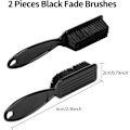 Miniatyrbillede 3 af 5: 2 stk. Fade Brush - Barber Blade Rengøringsbørste Clipper Blade Clea