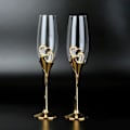 Miniatyrbillede 5 af 6: Bryllups champagne glas kreative toastglas luksus glas