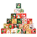 Miniatyrbilde 1 av 5: 24 stk DIY Julekalenderbokser, 24 Dagers Adventstelling