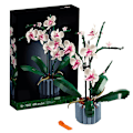 Miniatyrbillede 1 af 7: Moc Bouquet Orchid blokblomst Sukkulenter Pottede Byggeklodser
