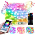 Fairy String Lights, 66ft 200 LED Färgväxlande Fairy Lights med