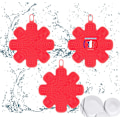 Miniatyrbillede 1 af 6: 3 stk. Opvaskemaskine Silikon Svampe - Induktion Kogeplade Miracle Svampe