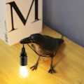 Miniatyrbilde 4 av 5: Fuglelampe Resin Kråke Led Lys Soverom Vegglampe Lampe Bord - Perfekt,A