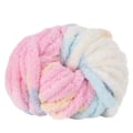 Miniatyrbild 1 av 5: Roving 1-pack (ca 27 meter) - Macaron Regnbåge - Fluffig Chenille