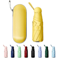 Miniatyrbillede 1 af 5: Mini Vindtæt Foldbar Rejse Paraply, Sol & Regn Paraplyer, Com