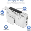 Miniatyrbild 4 av 5: Dww-am Fm Noaa Radio Handvev Dynamo Solar Powered Radio Mu DXGHC