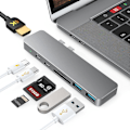 Miniatyrbilde 1 av 7: USB-C for Macbook Pro/Air 13\" 15\" 16\", 7 i 1 USB-C til HDMI 4K Adapter