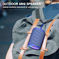 Miniatyrbillede 4 af 5: Trådløs Bluetooth-højttaler med Bluetooth-lys, bærbar Super B