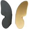 Miniatyrbillede 3 af 4: 1 Par Dekorative Solide Messing Butterfly Knapper til Dør Skab DXGHC