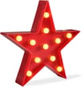 Marquee-lampa Stjärnformad LED-plastskylt - Ljussatt Marquee-stjärna S