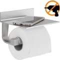 Toiletpapirholder med hylde, vægmonteret klæbende holder