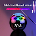 Miniatyrbild 2 av 7: Bluetooth-kompatibel 5.0-högtalare med LED-digital väckarklocka Mus