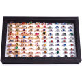 Miniatyrbilde 1 av 7: Smykke Ring Display Brett Fløyel 100 Spor Boks Smykke Oppbevaringsboks