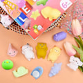 Miniatyrbillede 5 af 5: Squishy legetøj Billige Squishy Fidget legetøj Pakke til piger Kawaii søde bløde klem tilfældige stilarter