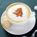 Miniatyrbilde 2 av 5: 32 Plastblomstertegningssjablonger Fancy Kaffeutskrift Modell Kaffe