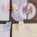 Miniatyrbillede 4 af 5: 30 stk. Kat Korktavle Push Pins, Søde Push Pins Dyr Plastik Pus