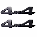 Pikkukuva 1 / 5: 2 kpl Metallia 4x4 Auton Takaluukun Takamerkin Tarra