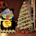 Miniatyrbild 4 av 5: 2 st 5M LED-bandjul för jul, LED-bandjul för julgran, Lac