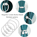 Pikkukuva 3 / 7: 4 kpl Verhotarrat, Magneettiset Verhotarrat, Magneettiset Verhot