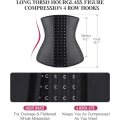 Miniatyrbillede 4 af 6: Kvinders Flat Belly Slimming Sheath 4 Hooks Latex Slimming Korset