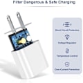 Miniatyrbillede 2 af 5: Hurtig oplader til iPhone 27W vægoplader med USB C til Lightning kabel 1,8 meter, Type C opladningsblok strøm