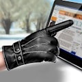 Miniatyrbillede 5 af 6: Vintervarme PU-læder Touchscreen Handsker til Mænd og Kvinder Termiske