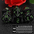 Miniatyrbild 2 av 5: DND Tärningssats - D&D Polyhedrala Tärningar (7 st) för Dungeons and Dragons