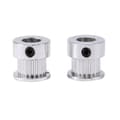 2 stk. GT2 Remskive 20 Tænder 8mm Timing Remskive Aluminium Legering Til