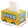 Miniatyrbillede 3 af 5: DIY Vævsæske, DIY 5d Diamant Vævsæske, Vævsdispenser, Squa
