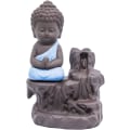 Miniatyrbillede 5 af 5: Røgelsesbrænder reflux tårn kegle stang sæde keramisk Buddha munk DXGHC