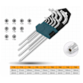 Miniatyrbillede 2 af 2: Torx Nøgle, Sæt med 9 Hex Nøgle Allen Nøgle -A