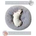 Pikkukuva 2 / 7: Kissankohtaus Donut-pehmuste, 50 cm Harmaa Flurry Lämmittävä Pyöreä Plussipehmuste