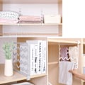 Miniatyrbillede 5 af 6: 4 stk. Skab Opdelere Bakke Opdelere Skab Hylde Opdelere Ingen Bor