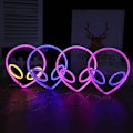 Miniatyrbillede 5 af 5: LED Alien Neon Lampe Væghængende Modellampe Soveværelses Dekoration