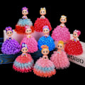 Miniatyrbild 3 av 6: 4 DIY Spetsdockor Barnens Glow Princess Leksaker (Slumpmässig Färg)