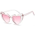 Pikkukuva 3 / 5: Clout Heart -aurinkolasit Retro Cat Eye -tyyli Vintage DXGHC