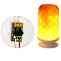 Miniatyrbillede 2 af 5: 5-delt LED flammelampe bar flamme pære julepynt lam