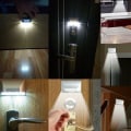 Miniatyrbillede 7 af 7: Nøglehul lampe Batteridrevet PIR infrarød trådløs automatisk sensor