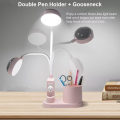 Miniatyrbilde 4 av 5: Barnebordlampe, skrivebordslampe med pennholder, automatisk fargeendring
