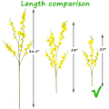 Miniatyrbillede 7 af 7: Kunstige Blomster Orkideer Silke Kunstige Blomster i Bulk, 10 stk (Hver